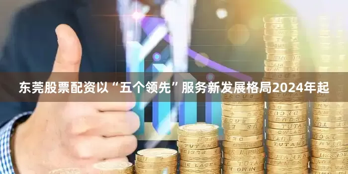 东莞股票配资以“五个领先”服务新发展格局2024年起