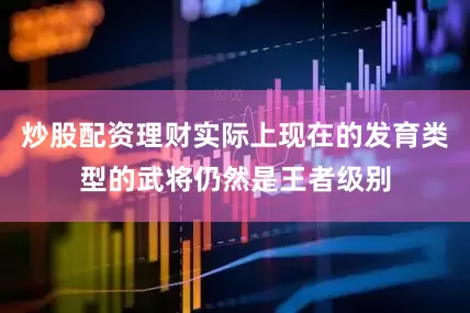 炒股配资理财实际上现在的发育类型的武将仍然是王者级别